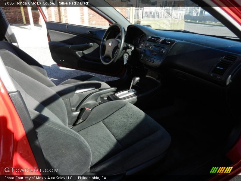 Rallye Red / Black 2005 Honda Civic EX Coupe