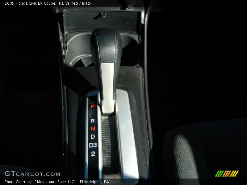 Rallye Red / Black 2005 Honda Civic EX Coupe