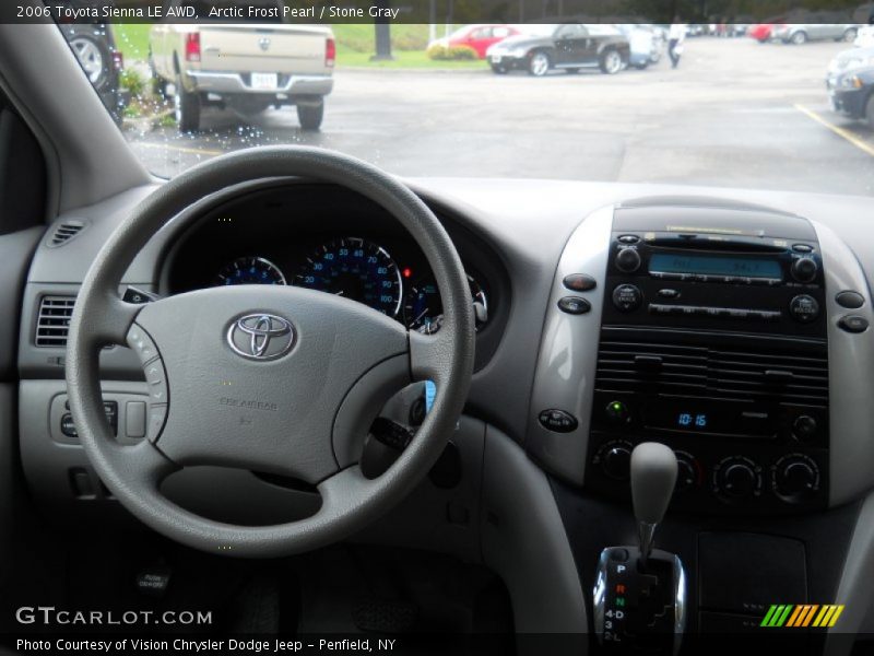 Arctic Frost Pearl / Stone Gray 2006 Toyota Sienna LE AWD