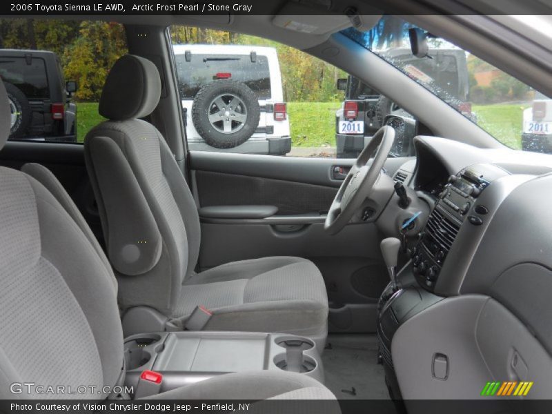 Arctic Frost Pearl / Stone Gray 2006 Toyota Sienna LE AWD