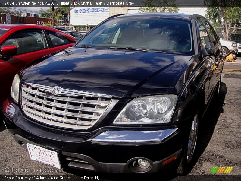 Brilliant Black Crystal Pearl / Dark Slate Gray 2004 Chrysler Pacifica AWD