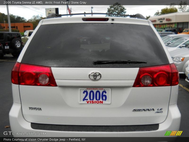 Arctic Frost Pearl / Stone Gray 2006 Toyota Sienna LE AWD