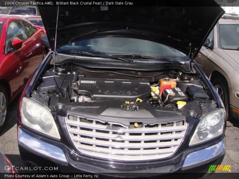 Brilliant Black Crystal Pearl / Dark Slate Gray 2004 Chrysler Pacifica AWD