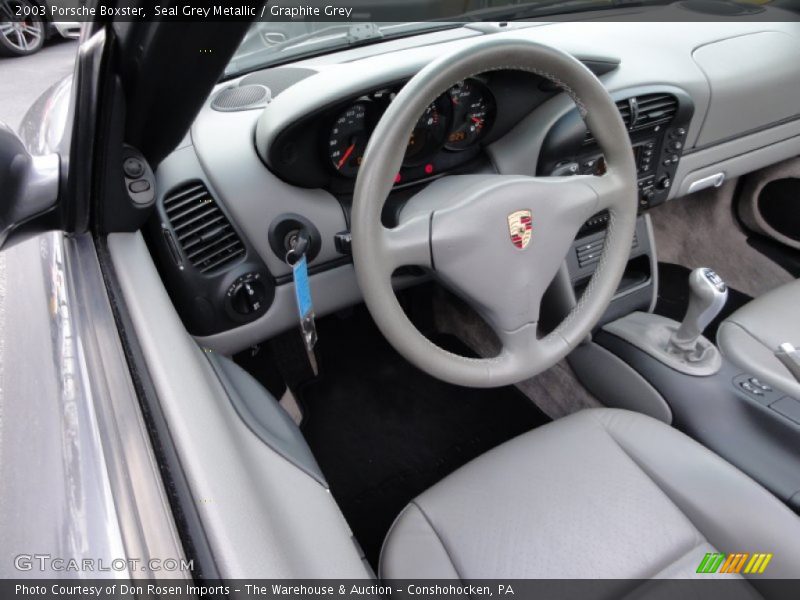 Seal Grey Metallic / Graphite Grey 2003 Porsche Boxster