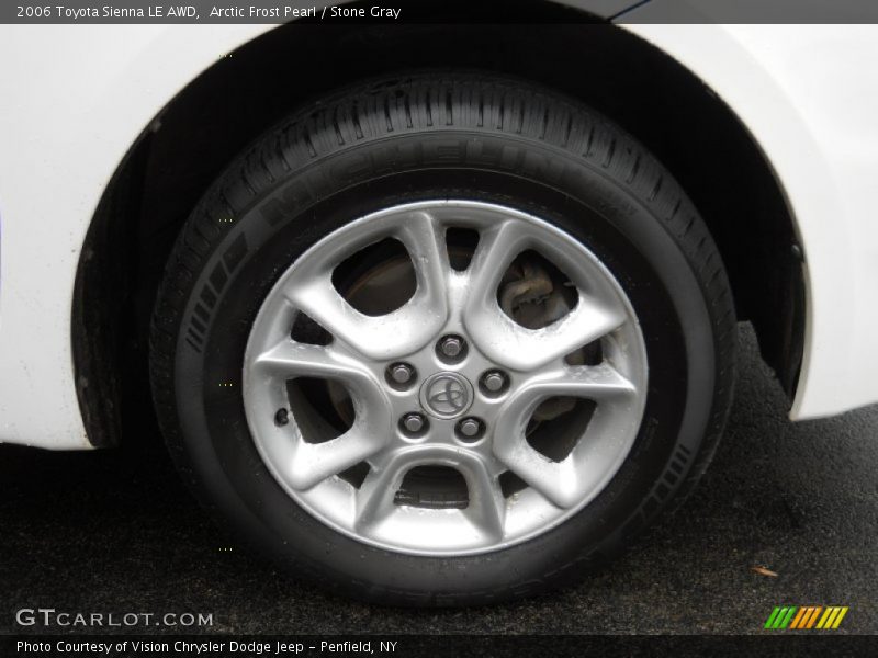Arctic Frost Pearl / Stone Gray 2006 Toyota Sienna LE AWD