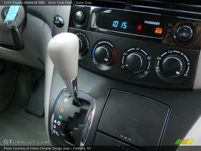 Arctic Frost Pearl / Stone Gray 2006 Toyota Sienna LE AWD