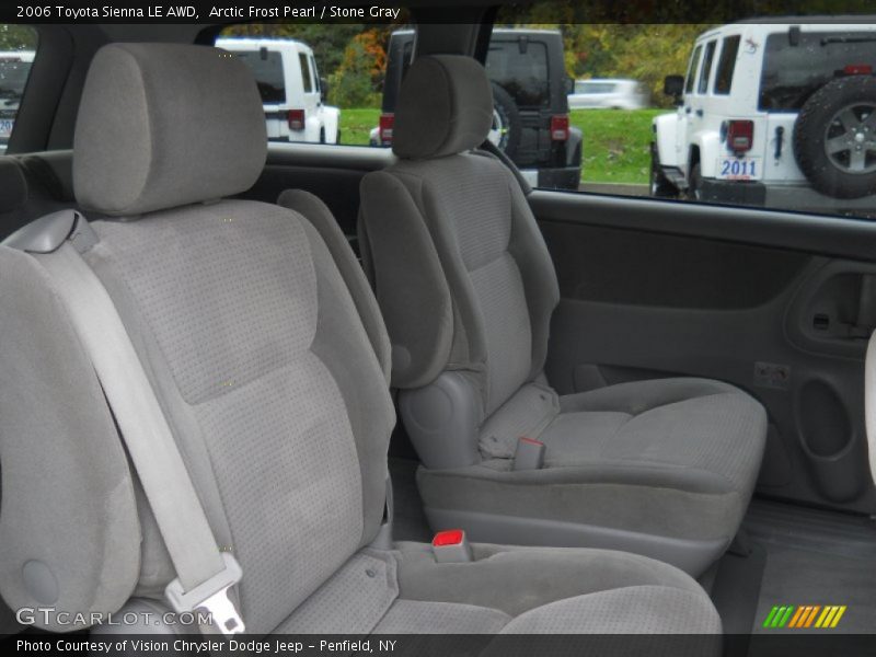 Arctic Frost Pearl / Stone Gray 2006 Toyota Sienna LE AWD