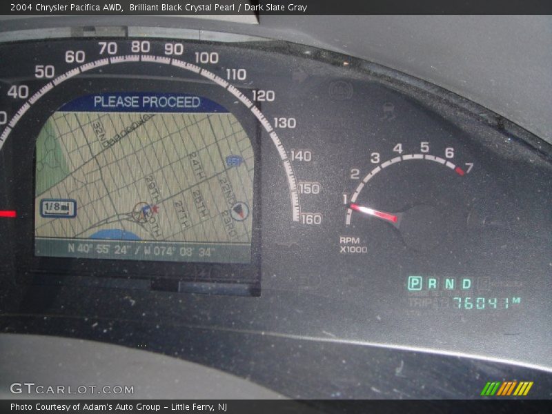 Brilliant Black Crystal Pearl / Dark Slate Gray 2004 Chrysler Pacifica AWD
