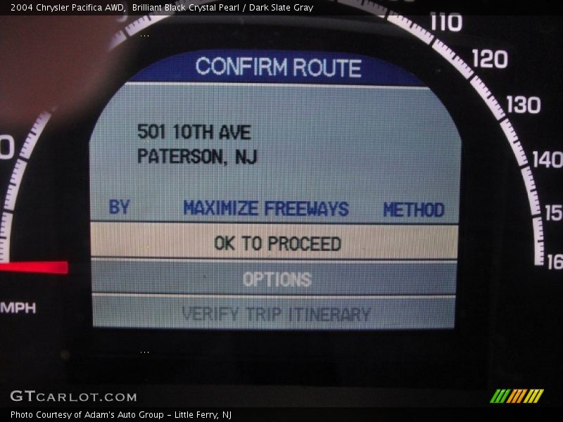 Brilliant Black Crystal Pearl / Dark Slate Gray 2004 Chrysler Pacifica AWD