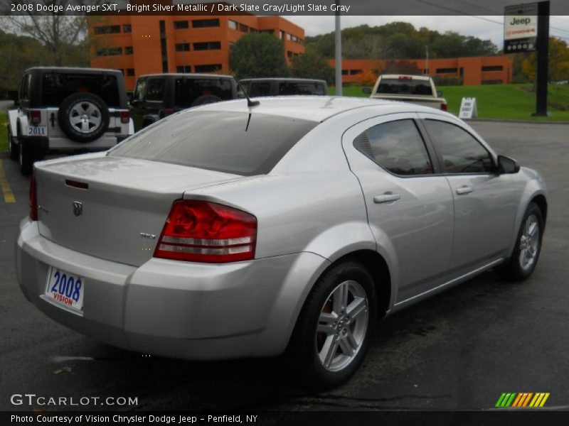 Bright Silver Metallic / Dark Slate Gray/Light Slate Gray 2008 Dodge Avenger SXT