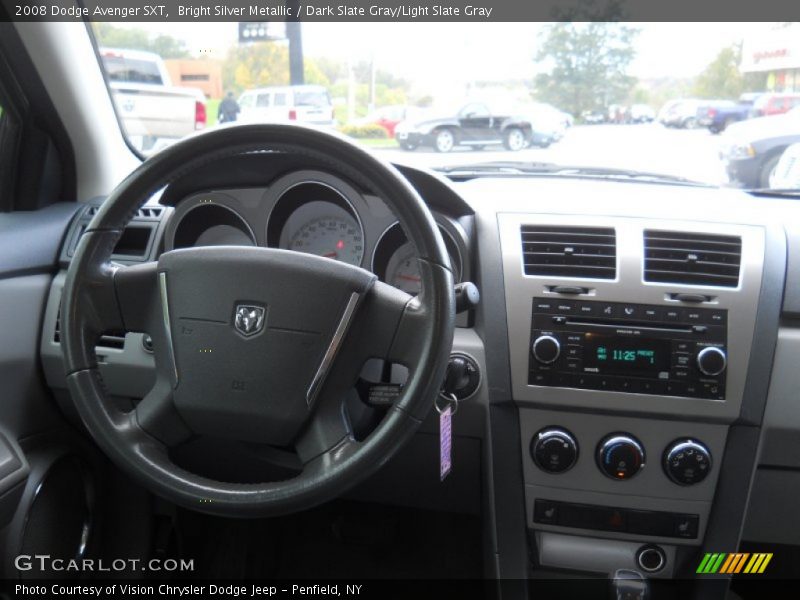 Bright Silver Metallic / Dark Slate Gray/Light Slate Gray 2008 Dodge Avenger SXT