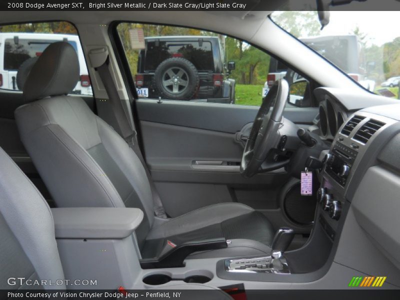 Bright Silver Metallic / Dark Slate Gray/Light Slate Gray 2008 Dodge Avenger SXT