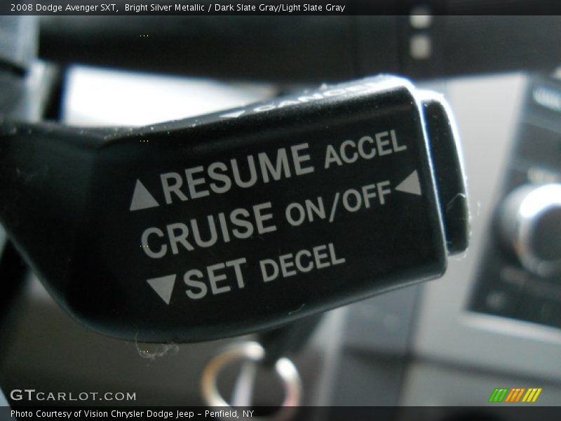Bright Silver Metallic / Dark Slate Gray/Light Slate Gray 2008 Dodge Avenger SXT