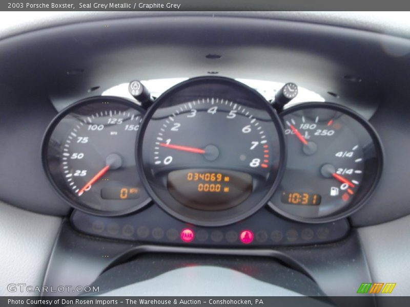  2003 Boxster   Gauges