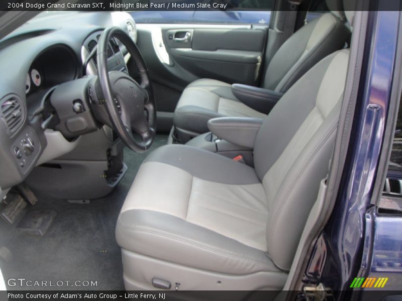 Midnight Blue Pearl / Medium Slate Gray 2004 Dodge Grand Caravan SXT
