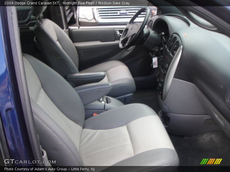 Midnight Blue Pearl / Medium Slate Gray 2004 Dodge Grand Caravan SXT