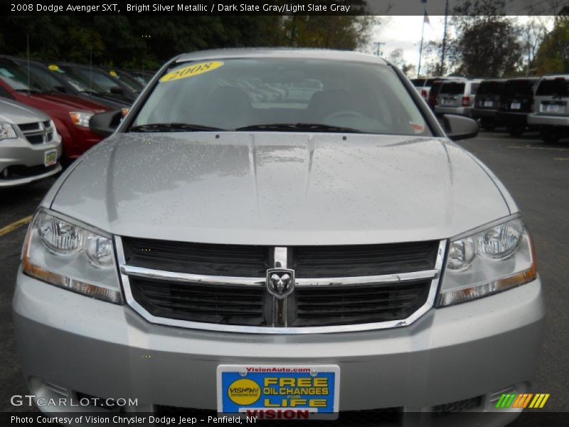 Bright Silver Metallic / Dark Slate Gray/Light Slate Gray 2008 Dodge Avenger SXT