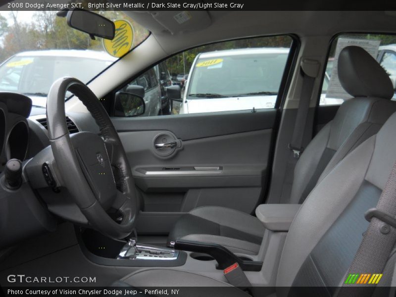 Bright Silver Metallic / Dark Slate Gray/Light Slate Gray 2008 Dodge Avenger SXT