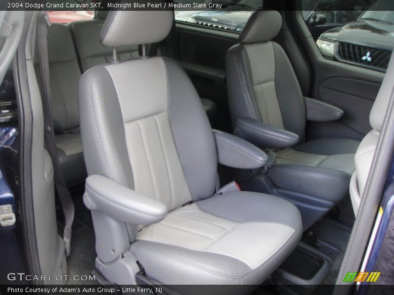 Midnight Blue Pearl / Medium Slate Gray 2004 Dodge Grand Caravan SXT