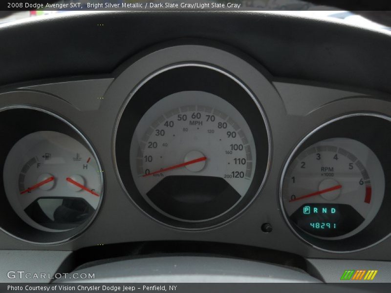 Bright Silver Metallic / Dark Slate Gray/Light Slate Gray 2008 Dodge Avenger SXT