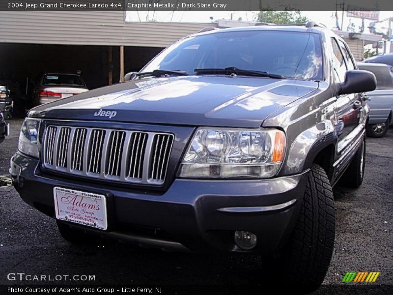 Graphite Metallic / Dark Slate Gray 2004 Jeep Grand Cherokee Laredo 4x4