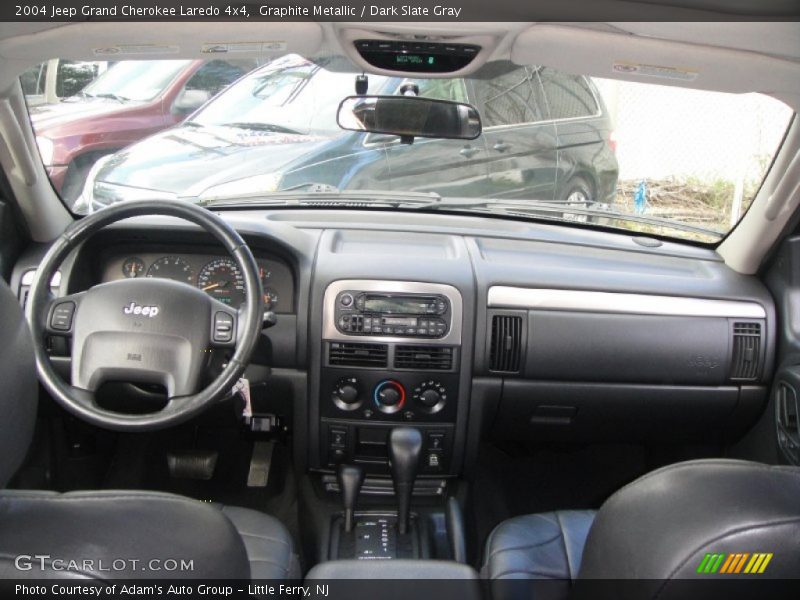 Graphite Metallic / Dark Slate Gray 2004 Jeep Grand Cherokee Laredo 4x4