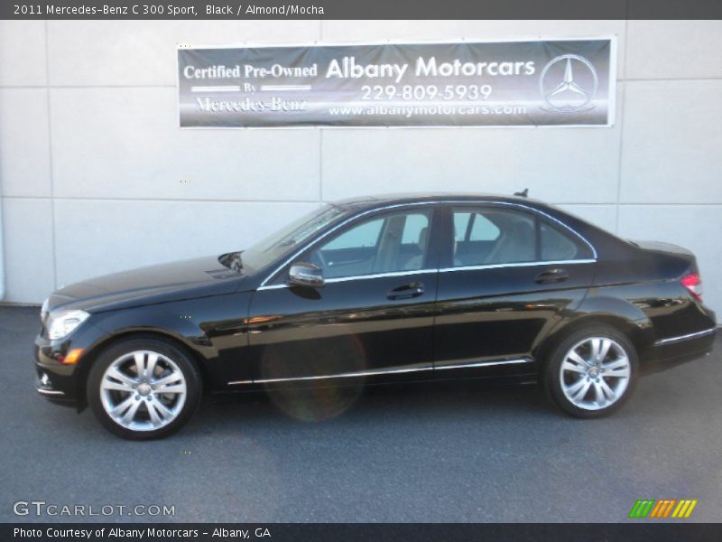 Black / Almond/Mocha 2011 Mercedes-Benz C 300 Sport