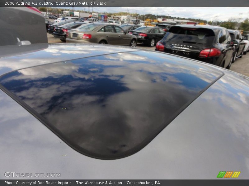 Quartz Grey Metallic / Black 2006 Audi A8 4.2 quattro