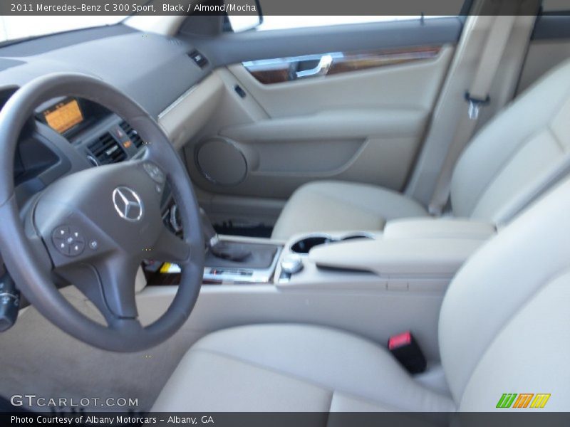 Black / Almond/Mocha 2011 Mercedes-Benz C 300 Sport