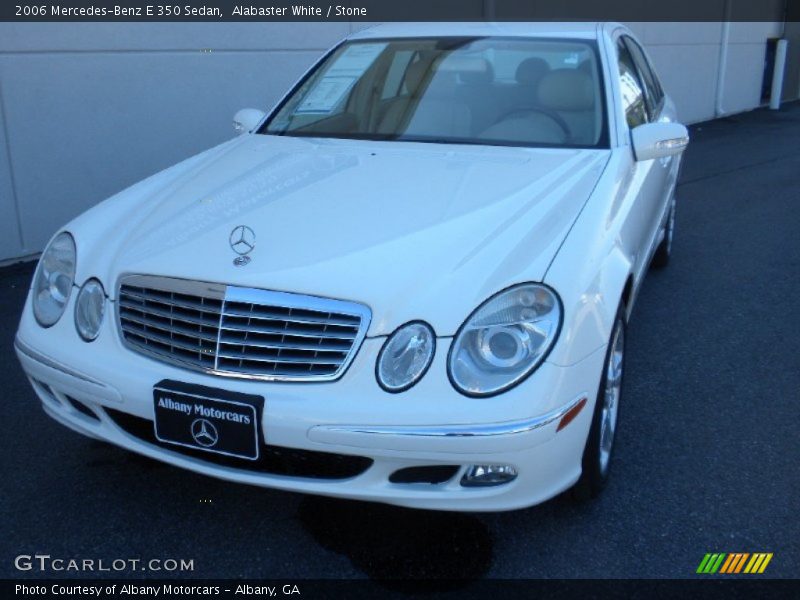 Alabaster White / Stone 2006 Mercedes-Benz E 350 Sedan