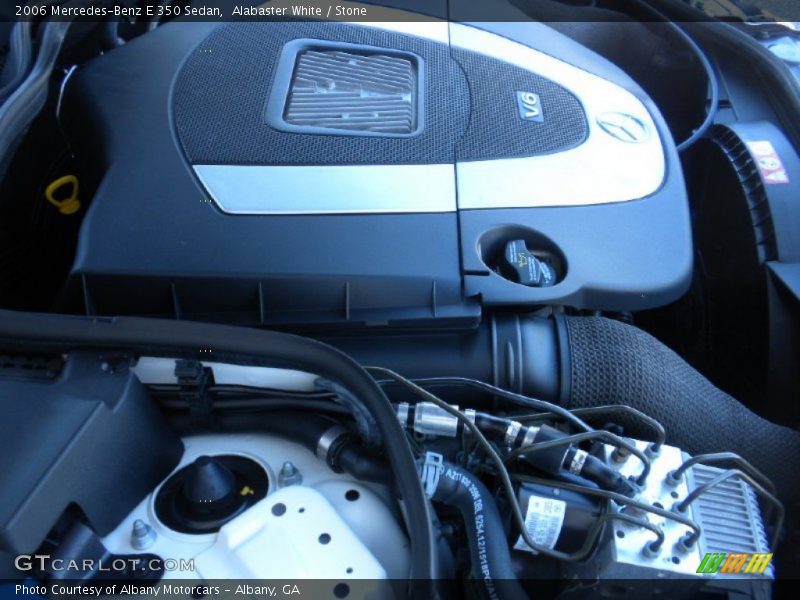 Alabaster White / Stone 2006 Mercedes-Benz E 350 Sedan