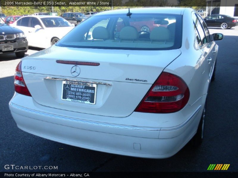 Alabaster White / Stone 2006 Mercedes-Benz E 350 Sedan