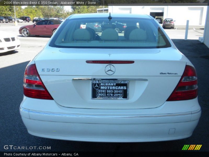 Alabaster White / Stone 2006 Mercedes-Benz E 350 Sedan
