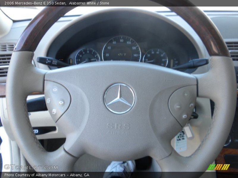 Alabaster White / Stone 2006 Mercedes-Benz E 350 Sedan