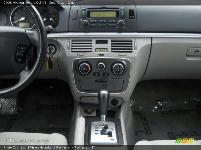 Steel Gray / Gray 2008 Hyundai Sonata GLS V6