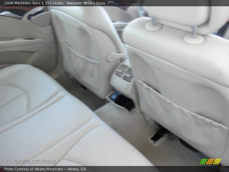 Alabaster White / Stone 2006 Mercedes-Benz E 350 Sedan