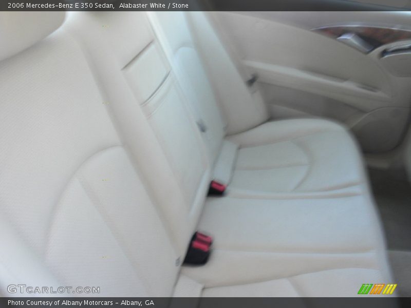 Alabaster White / Stone 2006 Mercedes-Benz E 350 Sedan