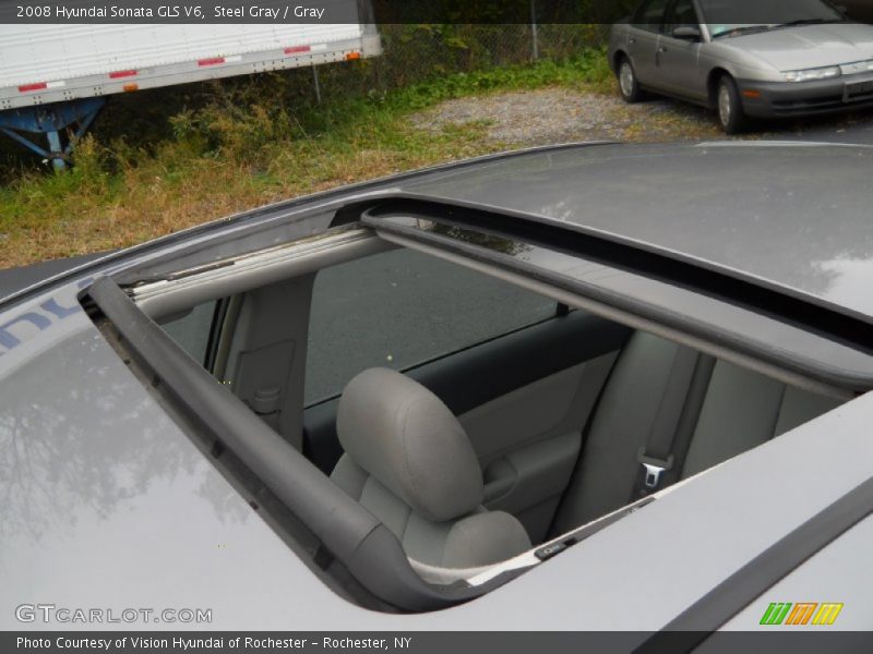 Steel Gray / Gray 2008 Hyundai Sonata GLS V6