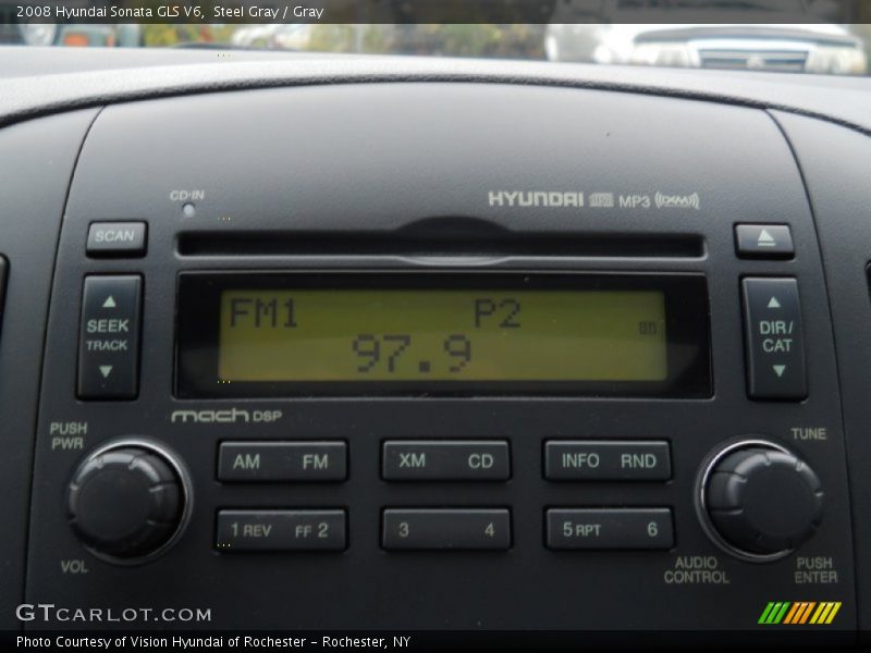 Steel Gray / Gray 2008 Hyundai Sonata GLS V6