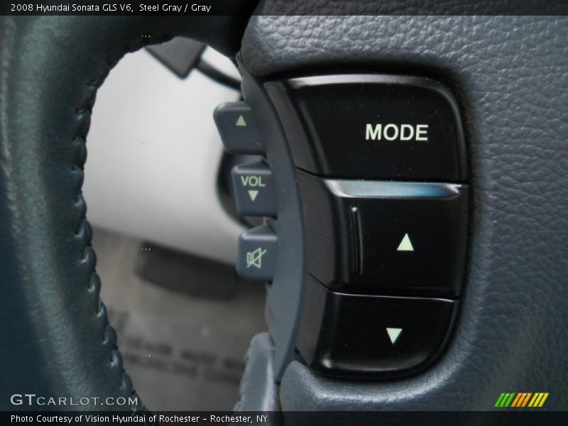 Steel Gray / Gray 2008 Hyundai Sonata GLS V6