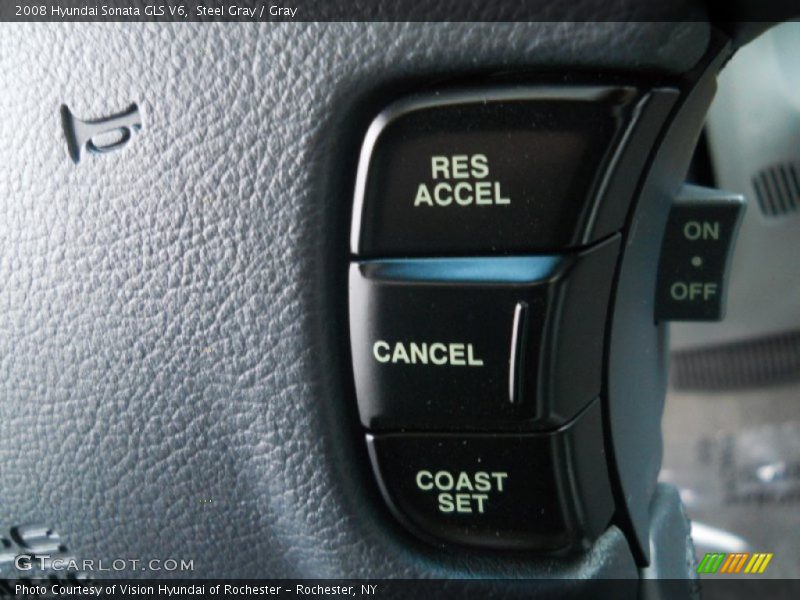 Steel Gray / Gray 2008 Hyundai Sonata GLS V6