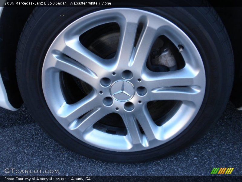 Alabaster White / Stone 2006 Mercedes-Benz E 350 Sedan