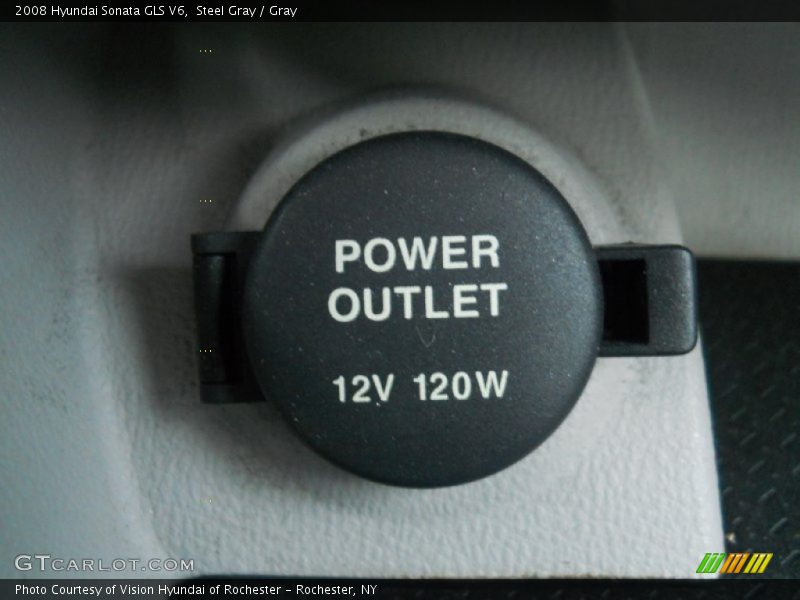 Steel Gray / Gray 2008 Hyundai Sonata GLS V6