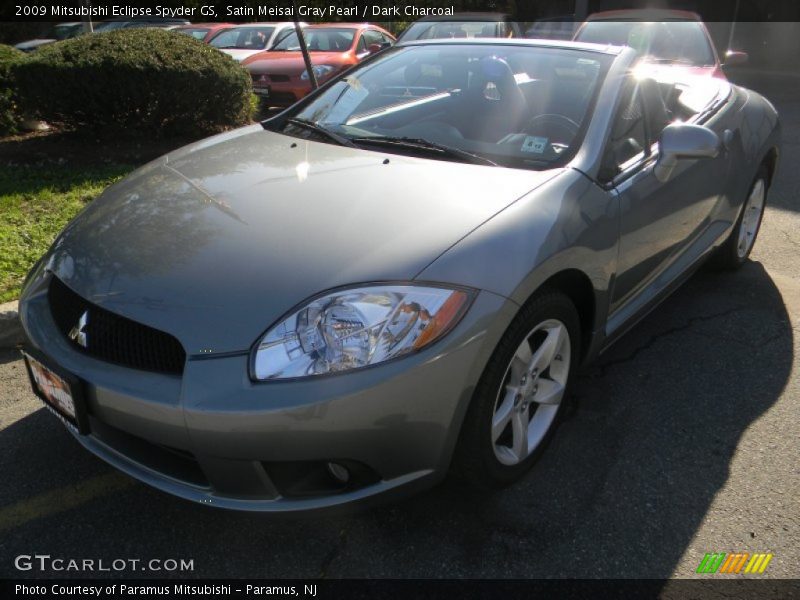 Satin Meisai Gray Pearl / Dark Charcoal 2009 Mitsubishi Eclipse Spyder GS