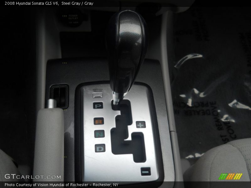 Steel Gray / Gray 2008 Hyundai Sonata GLS V6
