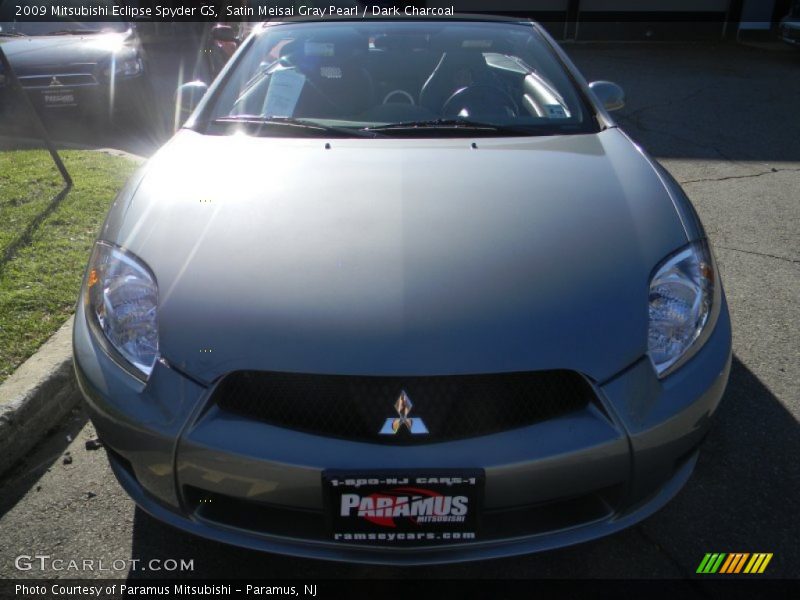 Satin Meisai Gray Pearl / Dark Charcoal 2009 Mitsubishi Eclipse Spyder GS