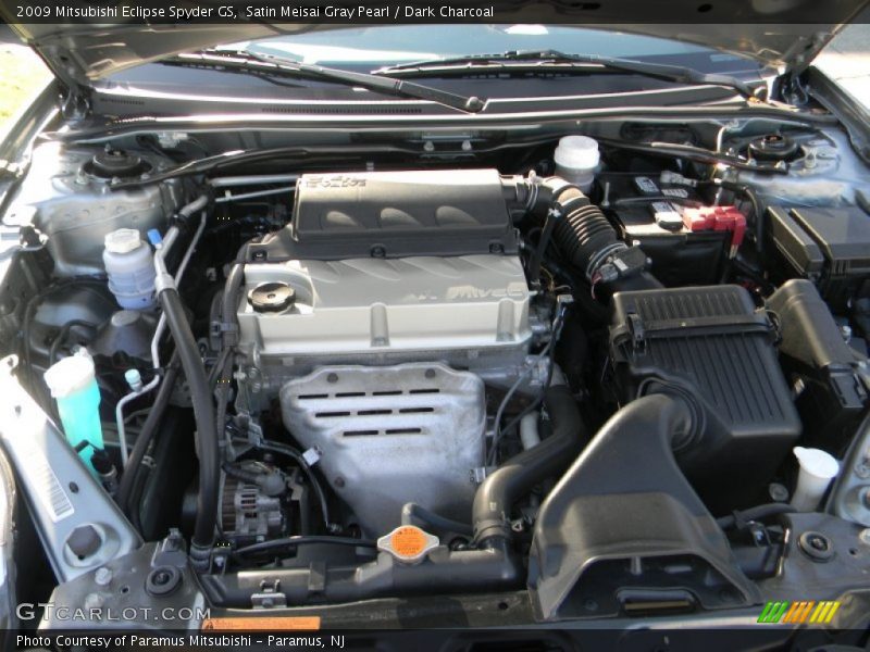 Satin Meisai Gray Pearl / Dark Charcoal 2009 Mitsubishi Eclipse Spyder GS