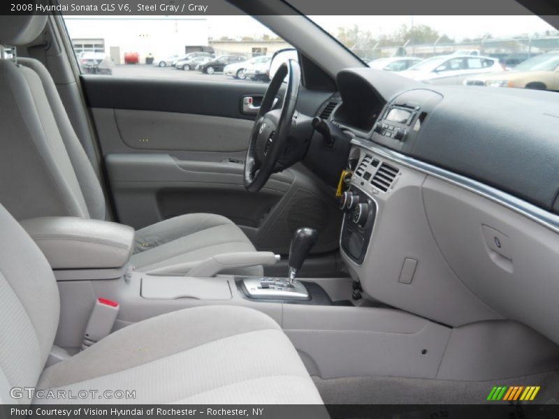 Steel Gray / Gray 2008 Hyundai Sonata GLS V6