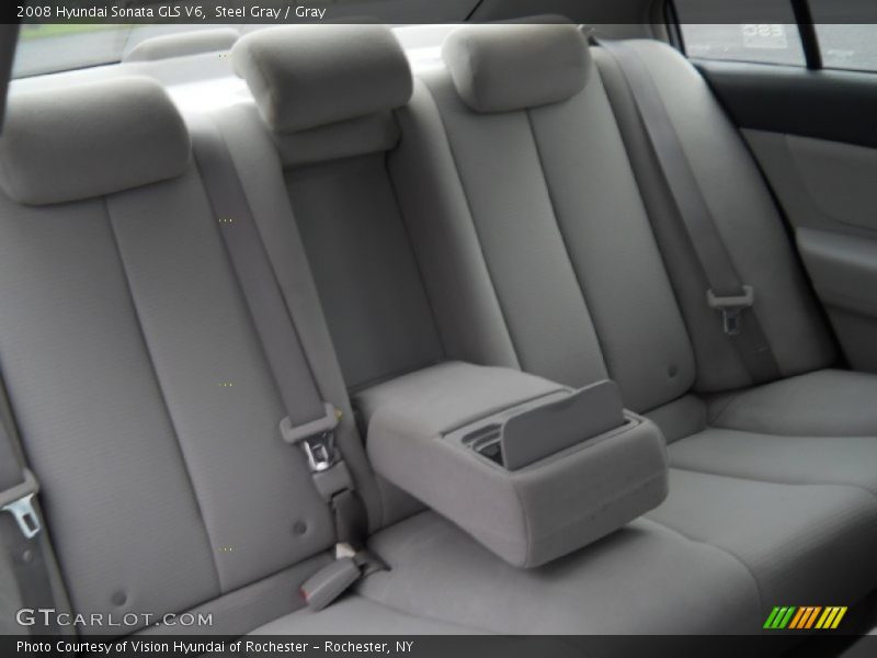 Steel Gray / Gray 2008 Hyundai Sonata GLS V6