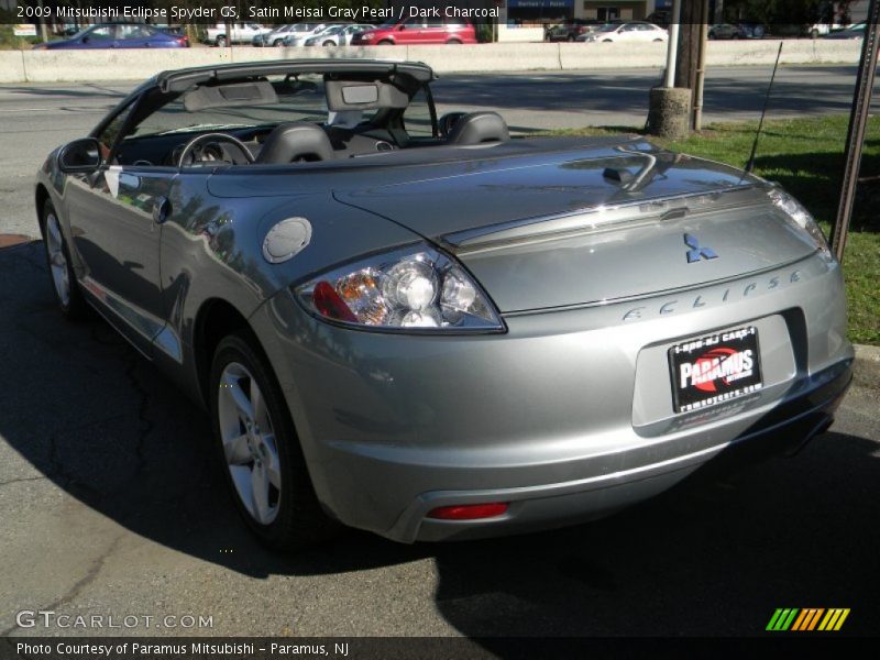 Satin Meisai Gray Pearl / Dark Charcoal 2009 Mitsubishi Eclipse Spyder GS